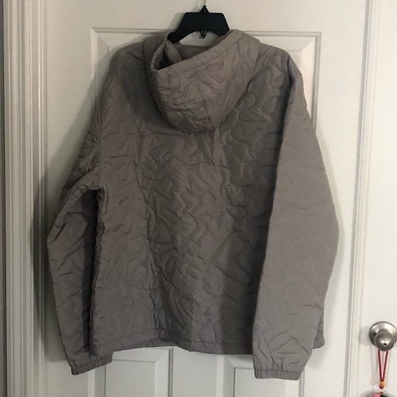Old Navy Lightweight Gray Jacket with Hood - Picture 2 of 3